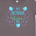 thumbnail image 4 of Inktastic My Nonna Loves Me with Flowers and Hearts Boys or Girls Toddler T-Shirt, 4 of 5