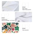 thumbnail image 2 of Yayeee Kitchen Hanging Hand Towels Set of 2 with Loop Bathroom Absorbent Tie Towel, Floral Blooms, 2 of 7