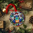 thumbnail image 3 of Frog Ornaments Ceramic For Christmas, Stained Glass Ornaments Ceramic Christmas 2025, 3 of 7