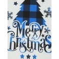 thumbnail image 6 of Jaweiwi Family Christmas Pajamas Matching Sets Christmas Tree Print Plaid Christmas Family Matching Outfits for Holiday Pjs, 6 of 10