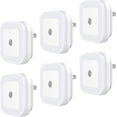 thumbnail image 1 of ATTOE LED Night Light, Plug-in Night Light with Smart Dusk to Dawn Sensor, Daylight Night Light for Kids, Bedroom, Hallway,Bathroom,Kitchen, Stairs, 6 Packs, 1 of 5