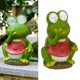 thumbnail image 3 of Estatua Solar de Resina Al Aire Libre con Energía Solar para Decoración de Jardín IP44 para Patio, Balcón, Patio de Césped, único - Rana Sunnimix mini estatua al aire libre, 3 of 8