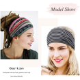 thumbnail image 4 of ORUYROP Bandeaux Boho Gortin, Bandeaux Léopard, Turban Noué, Bandeau Extensible, Bandeau à Rayures pour Femmes et Filles 3 Pcs (Boho), 4 of 7