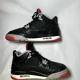 thumbnail image 4 of Ni - ke Ni - ke Air Jordan 4 Retro GS Bred Reimagined Men's Shoes - Size 7, 4 of 5