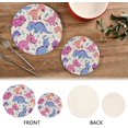 thumbnail image 6 of Dinosaurs Round Woven Potholders Set Trivets for Hot Dishe Heat Resistant Non-Slip Trivets for Cooking and Baking Kitchen Home Decor, 6 of 7