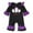 B-Black, variant on mgoYE Baby Girl Clothes 3-6 Months Baby Girl Halloween Clothes Pumpkin Long Sleeve Romper Jumpsuit Striped One Piece Outfit|Purple 0-3 Months