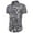 White, variant on RKSTN Mens Shirts Short Sleeve Summer Bohe Floral Short Sleeve Linen Shirt Blouse Plus Size Hawaiian Shirts for Men