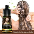 thumbnail image 2 of Herbishh 3-In-1 Magic Hair Dye Shampoo for Gray Hair - Light Brown, 500 Ml, Ammonia-Free, Long Lasting, Colors Hair in Minutes,Unisex, 2 of 10