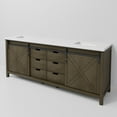 thumbnail image 5 of Marsyas 84 in W x 22 in D Rustic Brown Double Bath Vanity and Cultured Marble Countertop, 5 of 7