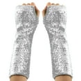 thumbnail image 4 of Gants pour Femmes, Gants de Carnaval à Paillettes Haute Élasticité, Gants pour Femmes, 4 of 4
