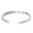 I LOVE THAT YOU WORRY, variant on Mother's Day Jewelry Gifts Customized " THANKS , MOM " Inspirational Mom Positive Messaged Cuff Bracelet In 14k Rose Gold Over Sterling Silver