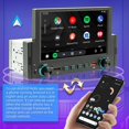 thumbnail image 2 of Car Mp5 Player 6.2 Inches Mp4 Radio Bluetooth Usb Interface for Android-auto iOS Carplay Black, 2 of 5