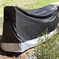 thumbnail image 2 of Sunnydaze Heavy-Duty 2-Tone Outdoor Log Rack Cover - Gray/Black - 5', 2 of 6
