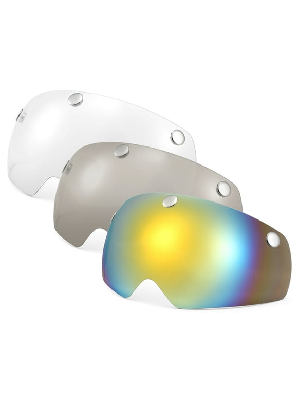 3pcs Detachable Magnetic Visor for Bike Helmet Guard for Men Women
