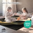 thumbnail image 4 of ODIKA 8'x10' Machine Washable Non-Slip Area Rug, Abstract Waves Indoor Contemporary Floor Cover High Traffic Rug, Gold, 127390, 4 of 7