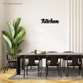 thumbnail image 3 of Kitchen Metal Wall Sign Decorative Accent Decor Kitchen Wall Decor Kitchen Word Sign Kitchen Gift Kitchen Decor Cooking Gift Housewarming Gift Made in USA – 3 Sizes / 13 Colors, 3 of 6
