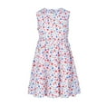 thumbnail image 2 of IROINNID Toddler Girl Ruffle Dress Sleeveless Girls Summer Clothes 5T, 2 of 3