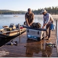 thumbnail image 5 of Camping Ice Chest Cooler 45QT, Portable Insulated Cooler Box with Strap and Side Handle for Food and Beverage Storage, Great for Beach, Picnic and Boating, 5 of 7