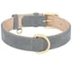 thumbnail image 2 of Soft Leather Padded Dog Collar with D-Ring Heavy Duty for Small Large Dogs S-XL, 2 of 5