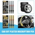 thumbnail image 4 of New 3pcs Liquid Mirror Chrome Marker Set DIY Car Paint Pens Metallic Markers, 4 of 4