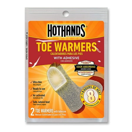 10 Pack HotHands Toasti-Toes Toe Warmer up to 8 Hours Safe Max Heat Warmers