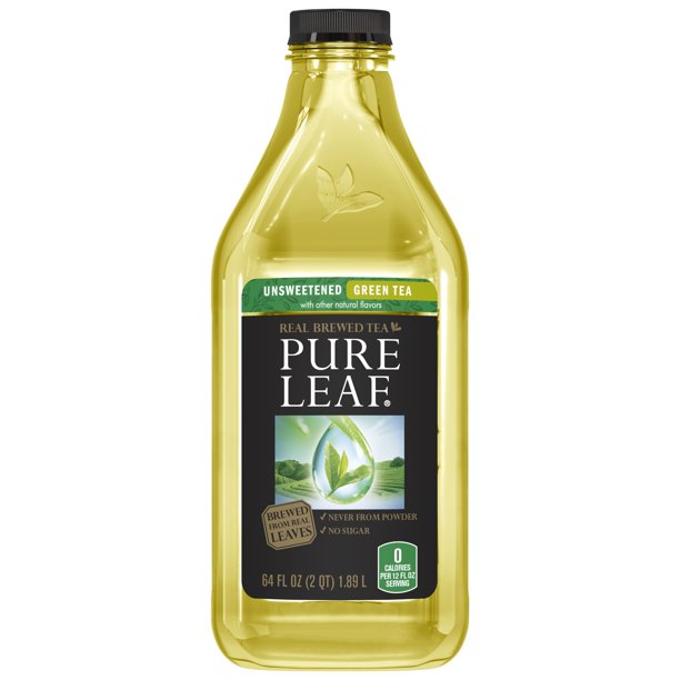 Pure Leaf Unsweetened Green Iced Tea, 64 Fl. Oz.