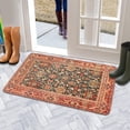 thumbnail image 5 of Bohemian Farmhouse Orange Vintage Welcome Doormat for Indoor/Outdoor Entrance Bohemian Farmhouse Orange Vintage Decoration Door Mat Kitchen Door Mat Bedroom Doormat 17x30 Inch, 5 of 6