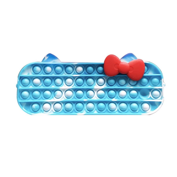 Lápices De Juguete Con Burbujas De Empuje, Juguetes Para Aliviar El Estrés Sensorial De Silicona, Bolsa Estacionaria, Juguetes Antiestrés Para Niños, Regalos Para Niños Scienceny HA039998-03