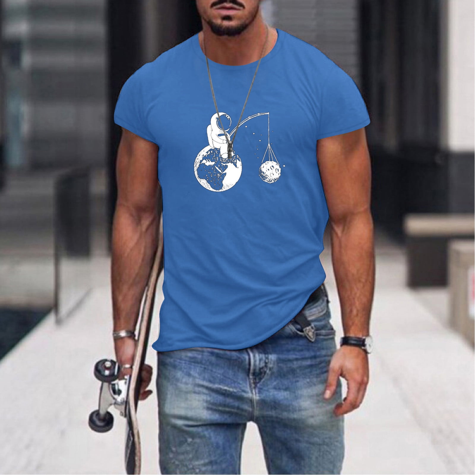 Blouse White T Shirt Mens - Walmart 