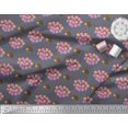 thumbnail image 3 of Soimoi Poly Georgette Fabric Balloon & Hedgehog Kids Print Sewing Fabric Yard 52 Inch Wide, 3 of 3
