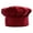 Red, variant on Chef Hat, Adult Premium Adjustable Elastic Baker Kitchen Cooking Chef Cap White