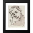 thumbnail image 2 of Helene Schjerfbeck 19x24 Black Modern Framed Museum Art Print Titled - The Nephew (1929), 2 of 5