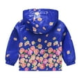 thumbnail image 4 of Lkhaha Boys Jackets Flower Butterfly Zipper Hooded Lightweight Windproof With Pocket Fall Winter Coat Size 18-24 Months, 4 of 4