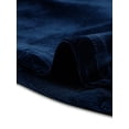 thumbnail image 5 of INSPIRE CHIC Top corto de fiesta con capas básicas de terciopelo y cuello halter para mujer Azul profundo L, 5 of 5