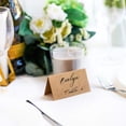 thumbnail image 2 of Blank rustic tent card wedding seating card dinner, 2 of 5