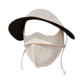 thumbnail image 4 of Mascarilla facial de verano multifuncional con protección solar para correr y montar a caballo. blanco, 4 of 9