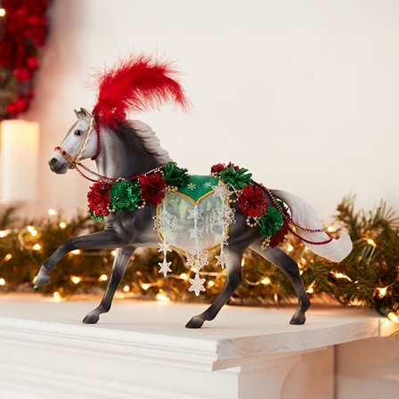Breyer Horses 2025 Holiday Horse - Christmas in Bloom