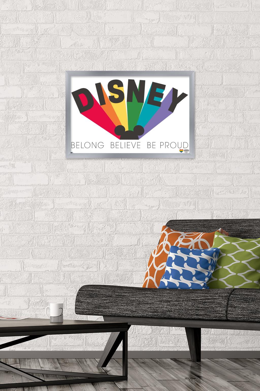 Disney Mickey Mouse - Be Proud Wall Poster, 14.725" x 22.375" Framed