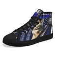 thumbnail image 7 of German Shepherd Police Dog Back The Blue High Top Canvas Shoes Sneakers Black Size 12, 7 of 7