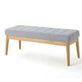 thumbnail image 4 of Shoe changing bench, bedside bench, sofa bench, light luxury bedside bench, bedroom bench-Light Gray, 4 of 5