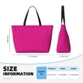 thumbnail image 4 of Disketp Darkmagenta Bolsa de Playa de Gran Capacidad, Bolso Impermeable y a Prueba de Arena para Mujer, Ideal para Playa, Piscina y Natación, 4 of 7