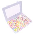 thumbnail image 1 of MasteelfCA 1 Set of 24 Grids 480PCS DIY String Beads Material Kit Manual DIY String Beads Set Plastic DIY Beads Material Kit Lovely String Beads Necklace Material Kit for Kids Playing, 1 of 7