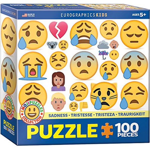 Eurographics Tristesse Émoji (Casse-Tête de 100 Pcs)