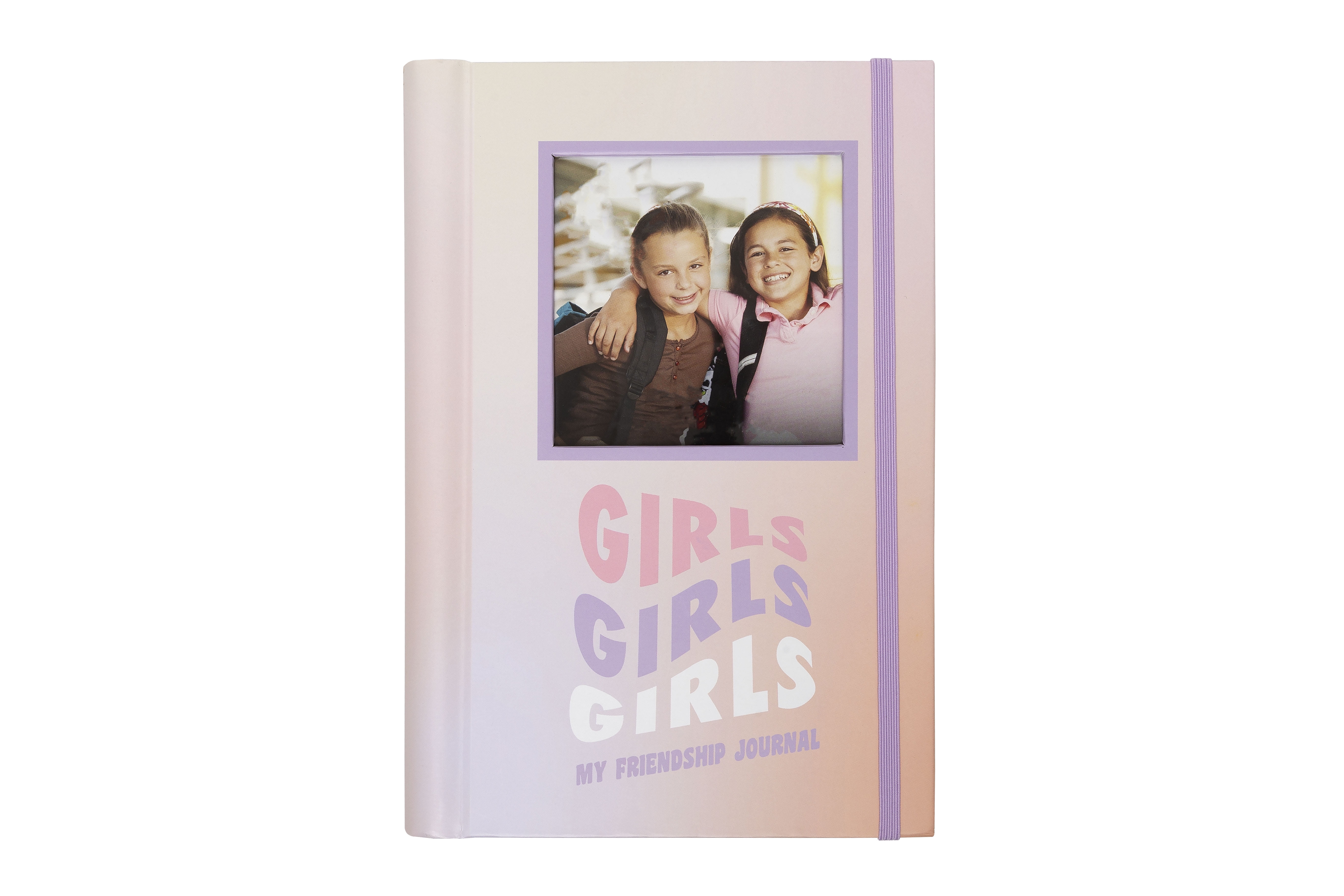 Little Pear Friendship Journal, Girls Girls Girls Keepsake Book, Pink and Purple Memory Keepsake Journal