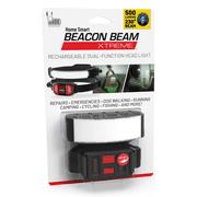 Beacon Beam Xtreme LED Rechargeable Headlamp, Bright 500 lm