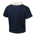 thumbnail image 3 of Girls Youth Navy Atlanta Braves Base Trainer Johnny Polo and Skort Set, 3 of 6