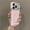 Pink, variant on Luxury Drum Cortex Plain Phone Case for iPhone 11 12 13 14 15 16 17 Pro Max Plus 17 Air Shockproof Bumper Cases Cover(for iPhone 14 Pro/Black)