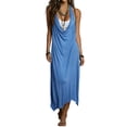 thumbnail image 2 of Sentmoon Robe Maxi à Bretelles Spaghetti Robes pour Invitée de Mariage 2026 Été Couleur Unie Sans Manches Col en V Respirante Coupe Régulière Robes d'Été pour Femmes Basique pour Sorties et Fêtes P-3TG, 2 of 7