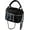 Black, variant on Women's Quilted Zipper Crossbody Handbags Y2K Top Handle Small Bucket Bags Designer Satchel Purses