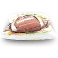 thumbnail image 4 of Sketchy Football Velvet Plush Throw Pillow Cushion Case Cover - 18" x 18" - Invisible Zipper Home Decor Floral for Couch Sofa No Pillow Insert, 4 of 5